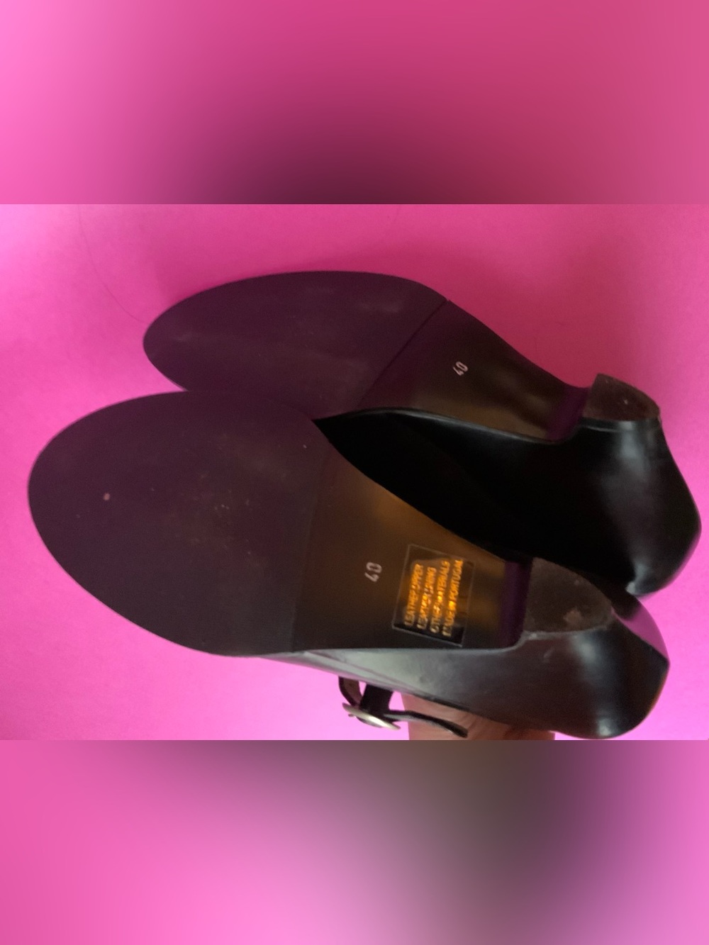 Vintage John Fluevog Black Mary Jane Heels - Picture 8 of 8